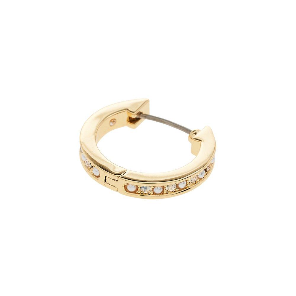 Coach Klassische Perlen-Creolen C9236 Gold 72577