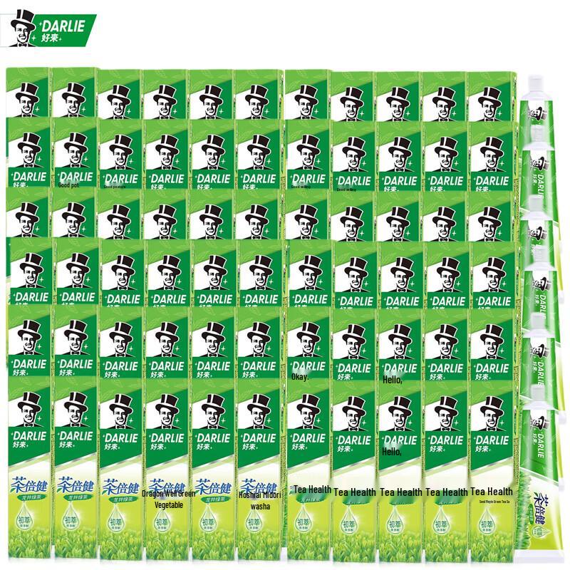 

Darlie Tea Care Longjing Green Tea Toothpaste, 72 x 140g Pack