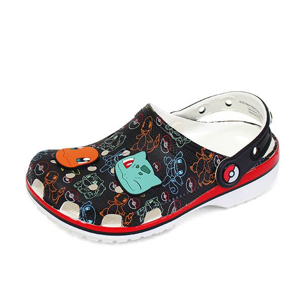 Crocs Pokemon Print Kids Junior Clog Sandal Black 211344 90