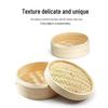 Traditional Bamboo Steamer Basket for Home Cooking