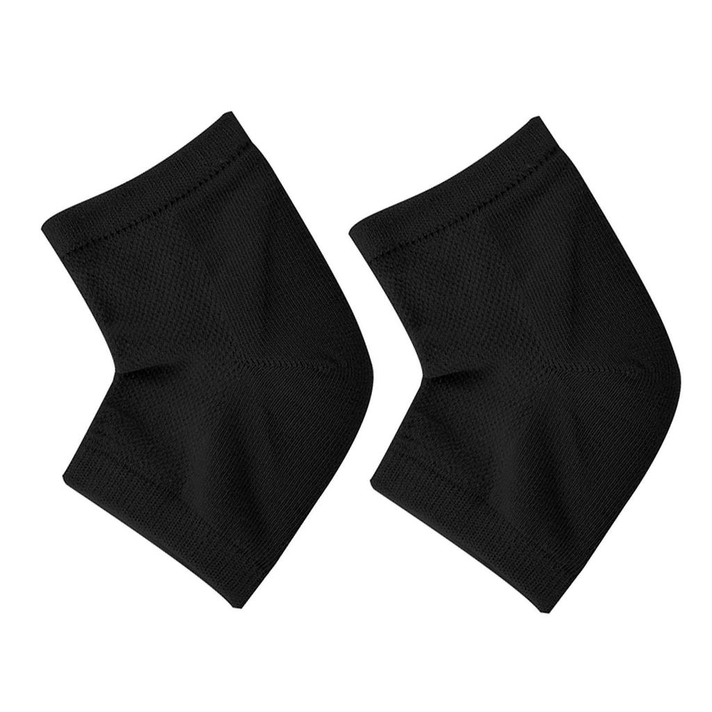Gel Heel Foot Care Socks Moisturizing Heel Protective Sleeves Half Pain Relief Socks Black