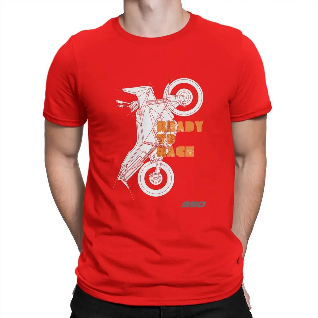 Men Cool T Shirt Ready To Racing 100% Cotton Clothes Novelty Short Sleeve O Neck Tees Graphic T-Shirts Unisex