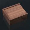 1Pcs Walnut Square Wooden Unfinished Storage Box for Necklace Jewelry Ring Or USB Organizer Natural Wood Decor Box Case Gift