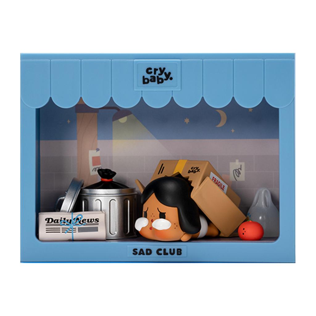 New POP MART CRYBABY Sadness Club Collection Mystery Boxes Single Mystery Box/Full Box 8 Pcs PPMT-2312-0078