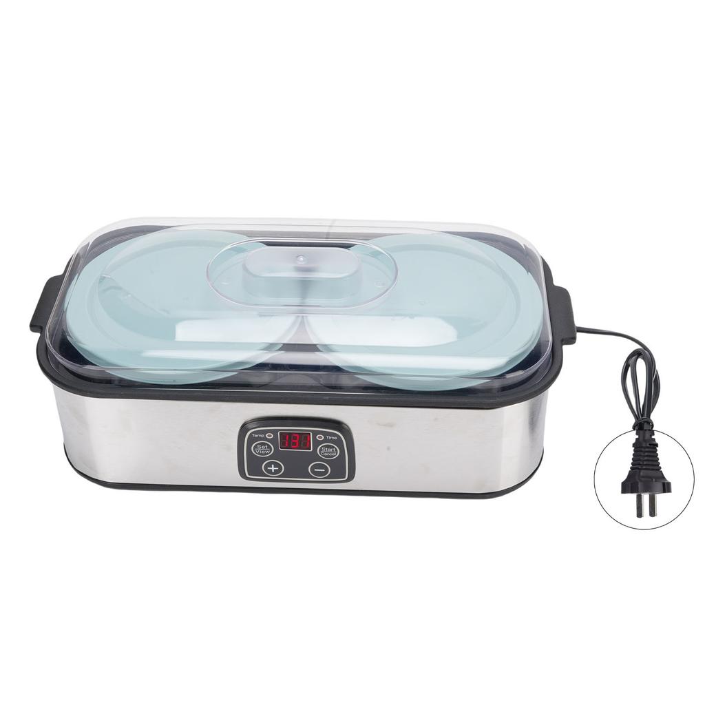 Joghurtbereiter 2L Große Kapazität Automatische Temperaturregelung 0-48 Stunden Timer Digitaler Joghurtbereiter Maschine