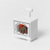 LED Mini Fireplace Dollhouse Ornament - Creative Home Decoration with Glowing Electronic Candle Light