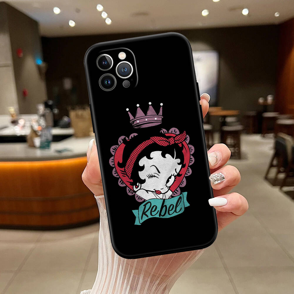 B-Bettys Pattern B-Boops New Phone Case for Redmi Note 8 9 10 11 11S 10C 10X 10A 10T 9A 9C 9T 9S 8T Pro Max Plus Prime