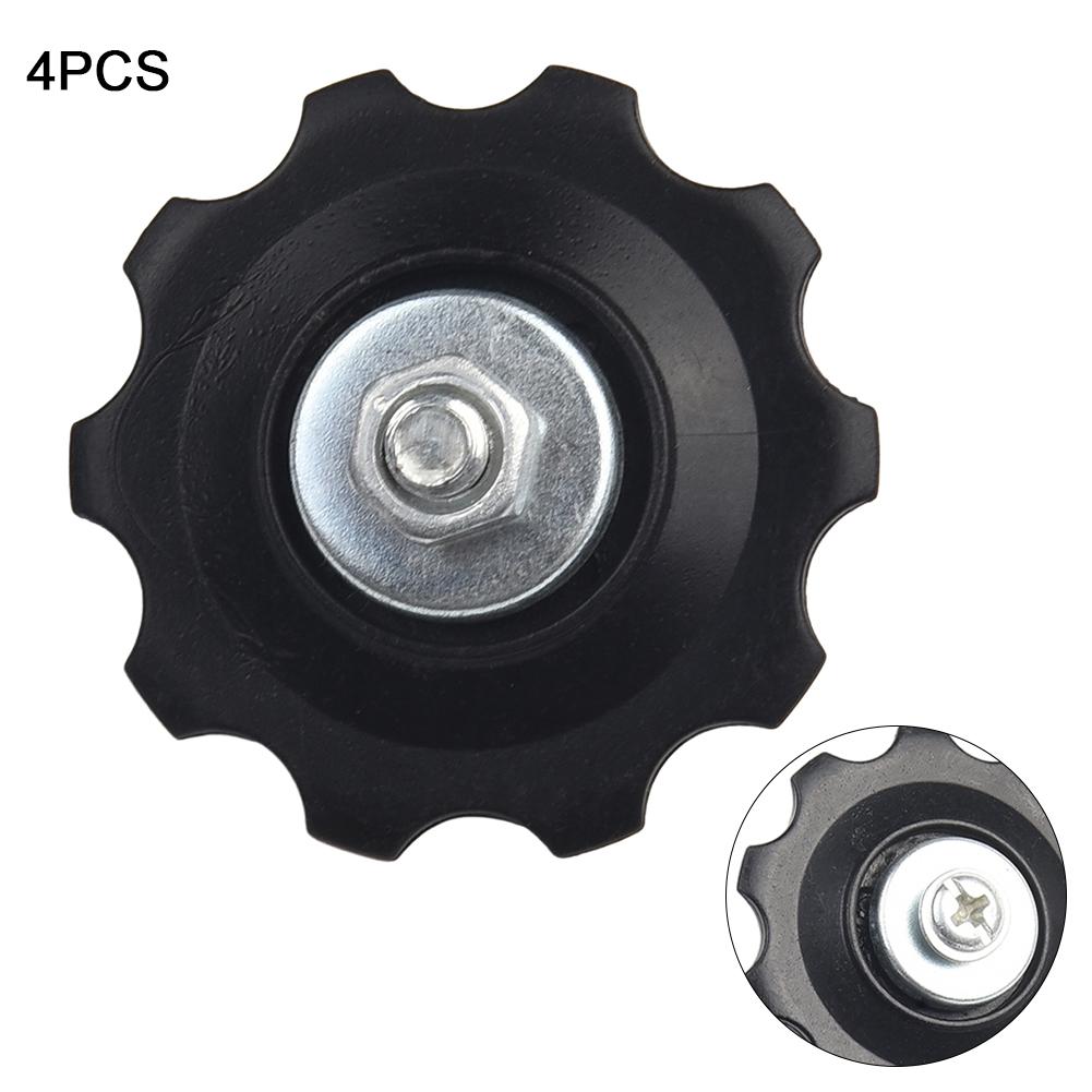 4Pcs 10T Bearing MTB Bicycle Rear Guide Wheel Road Bike -Jockey Rear Derailleur Pulley Roller For Bicycle Derailleur Repair Kit