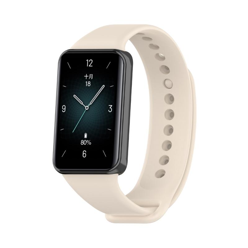 Silicone Watchband for Band 9 Bracelet Wear Resistant Watch Straps Replacement Scratchproof Watch Wriststrap Belt