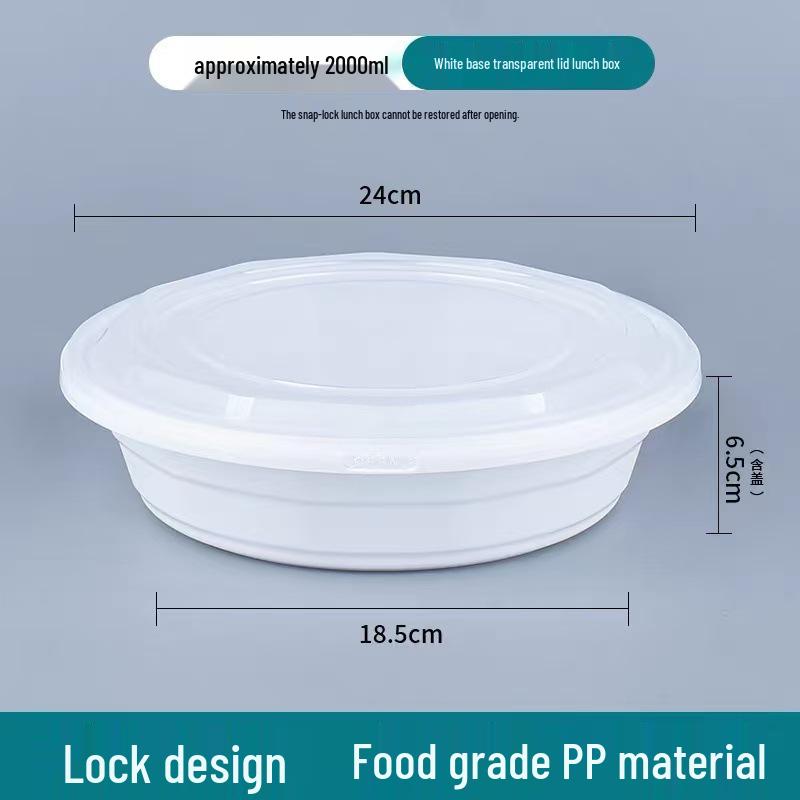 

Large Disposable Sauerkraut Fish & Lobster Takeaway Box – Commercial Food Grade Round Basin