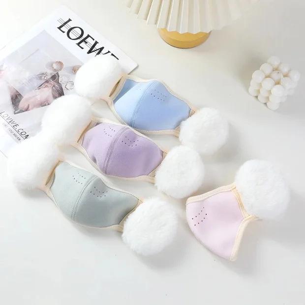 

Новый! Детская теплая маска-наушник - Ветрозащитная и дышащая, Идеально подходит для школы