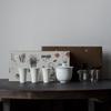 Chaxun Designer White Porcelain Kung Fu Tea Set