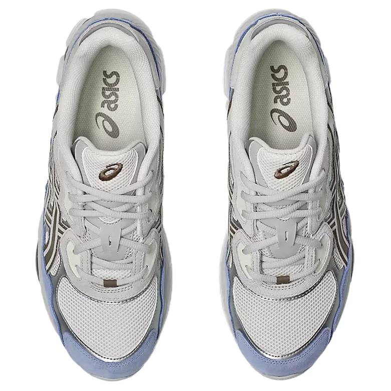 Asics GEL NYC Abrasion Resistant Low top Running Shoes Unisex White Blue 1203A953-100