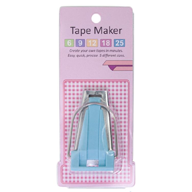 Bias Tape Maker 5 Size 6/9/12/18/25mm Tape Maker Tool Quilting Tool for Fabric Sewing