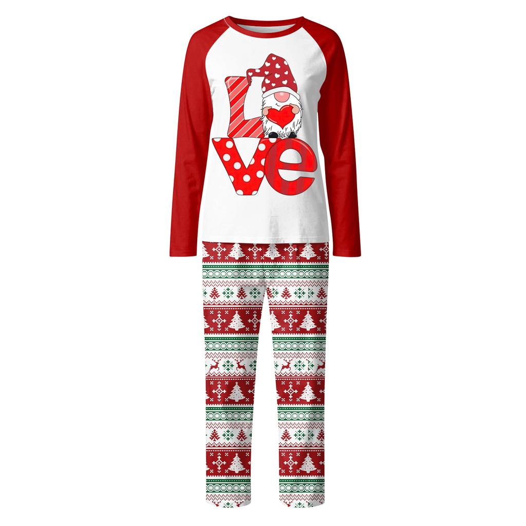 Family Matching Sets Pajamas, Loungewear Outfits,Family Matching Long Sleeve Tops+Pants Set