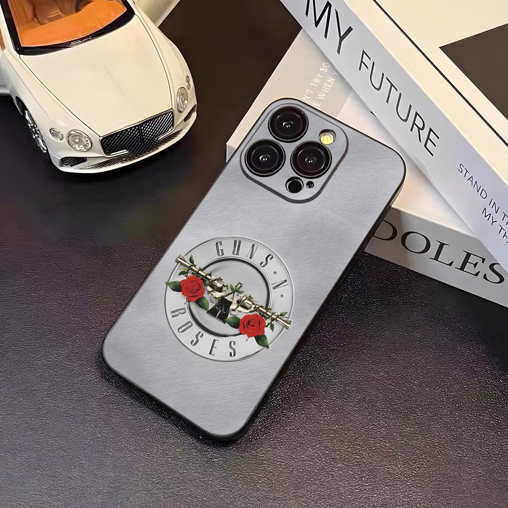 Band G-Guns N Roses Phone Case For 16 Pro Max Iphone 17 Pro Max 14 15 Plus 12 13 11 Pro Xr X Xs SE Back Cover