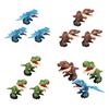 3 Pcs Dinosaur Action Figures with Movable Mouths Funny Finger Dino Toys for Kids Dinosaur Figure Chomp Toy Gifts for Halloween Easter Christmas