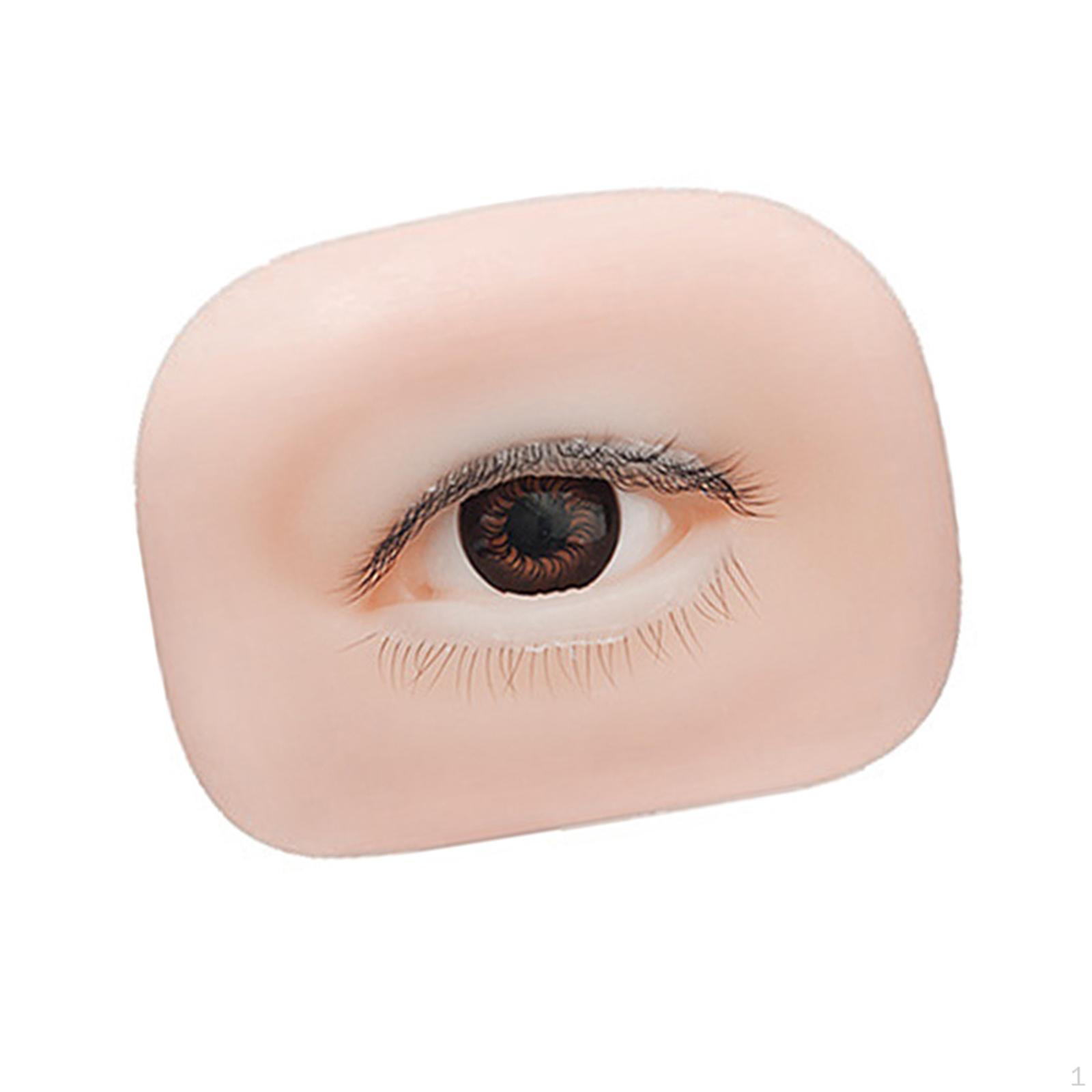 

5D Силиконовая доска для глаз, Тренировка ресниц Удобная Легкая Практика Искусственная для Художников Начинающих Left Eye