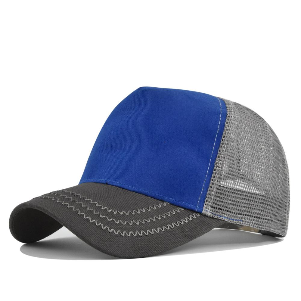 Printed Baseball Cotton Cap Breathable Sun Hat Adjustable Size For Men Women And