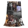 Gossip Girl TV Series Blankets Serena Woodsen Wool Awesome Warm Throw Blankets for Home Winter Couch
