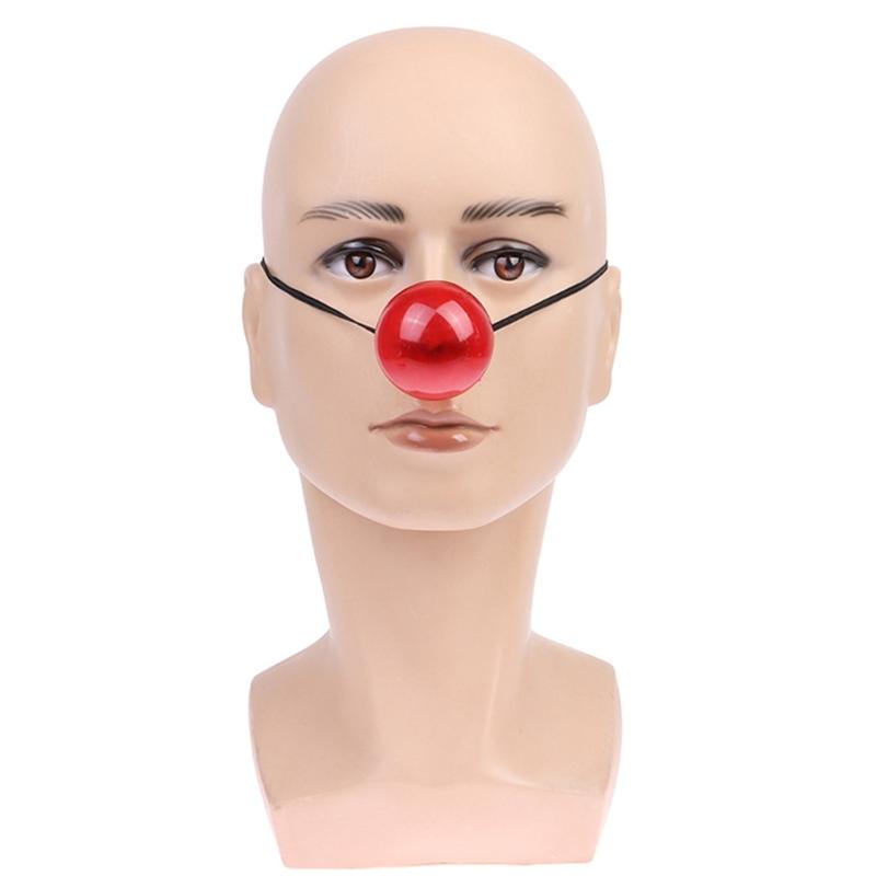 Rote Leuchtende Clownsnasen Cosplay-Nasen Zirkusnasen für Halloween Weihnachten Karneval Kostümparty Erwachsene Verkleidung