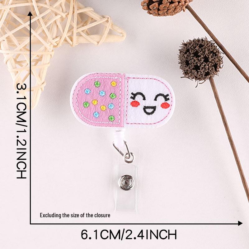 Embroidered ID Badge & Clothing Patch - Easy Pull Buckle for Doctors & Nurses