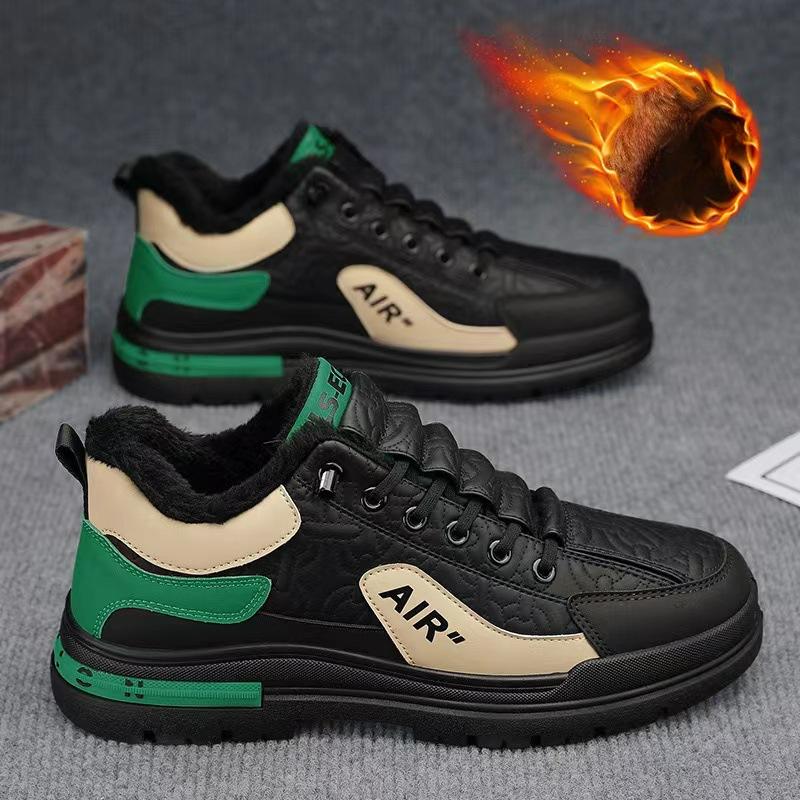 Herren Sneaker High Top Freizeitschuhe Plateau Rutschfest Laufschuhe Bequeme Weiche Vulkanisierte Schuhe Winter Outdoor Herren Slipper