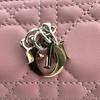 Dior S0983ONMJ 4-stitch quilting My Dior Aster lambskin Canage Key holder  pink lambskin Used