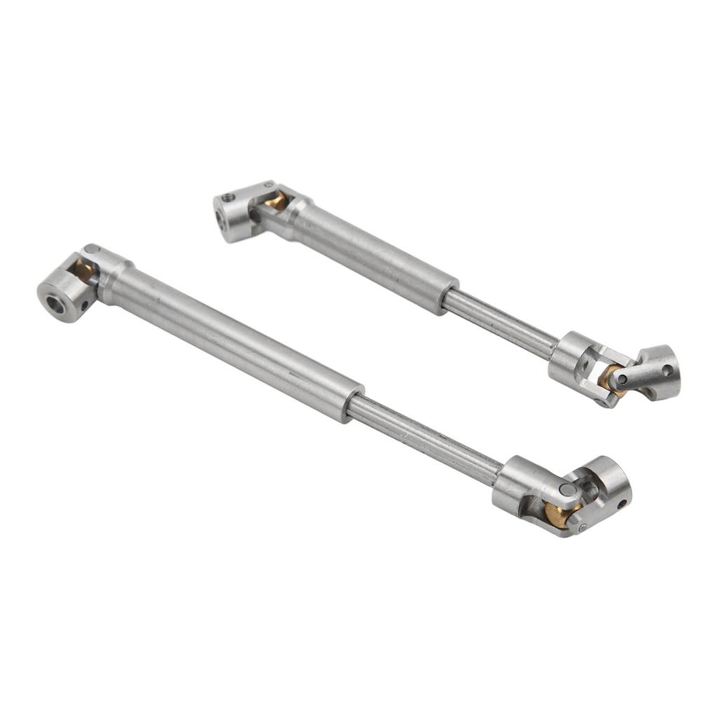 2PCS RC Drive Shaft Stainless Steel Adjustable for 1/10 313mm Wheel Base Remote Control Car