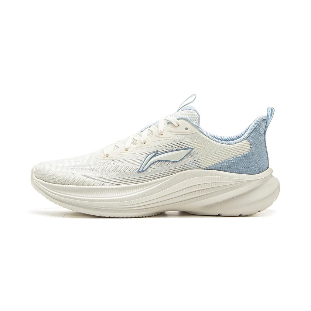 New LiNing Light Breeze Low Top Casual Running Shoes Women's White Blue ARSV108-5