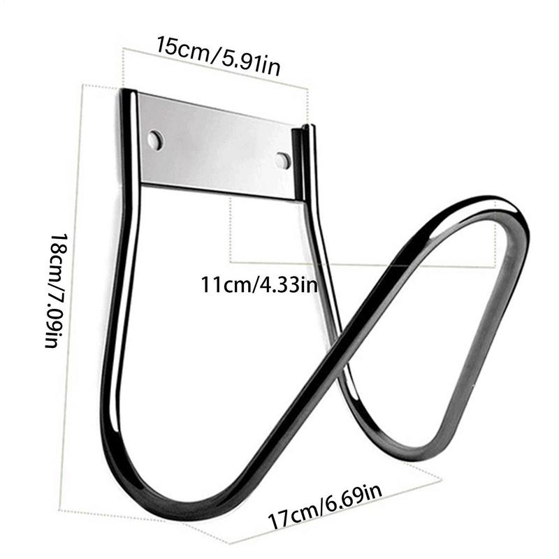 1pcs Wall Mounted Garden Irrigation Hose Pipe Hanger Rack Tap Watering Hose Organizer Storage Holder Pipe Winding Frame