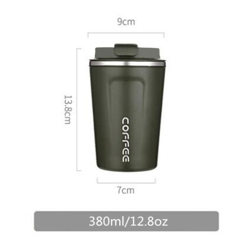 Stainless Steel Coffee Thermos Mug 380/510ml Portable Car Vacuum Flask Travel Insulated Thermal Water Bottle for Cold/Hot