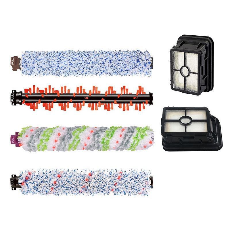 Wanchuang Compatible Roller Brush & Multi-Function Filter for Bissell Floor Washing Machines 1866/1868/1926/1785