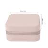Earrings Storage Multifunctional Jewelry Storage Case With Mirror Leather Jewelry Box Portable Elegant Jewel Holder Travel Use