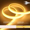 288LEDs/M COB NEON Light 220V 40M 35M 30M 25M 20M 15M 10M FOB Tape Ribbon EU UK Plug IP67 Waterproof Linear Lighting For Bedroom