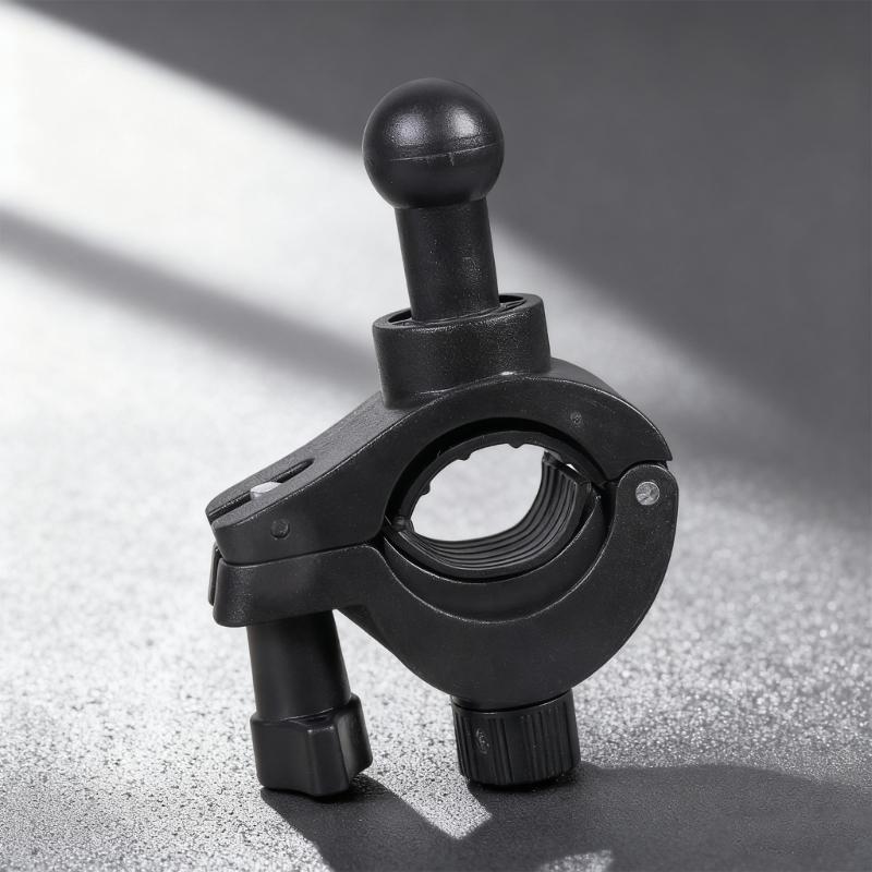 Easy Installation Universal Base for Mobile Device Holders with 17mm Ball Head 360 Rotating for 0.6''-1'' Round Tube