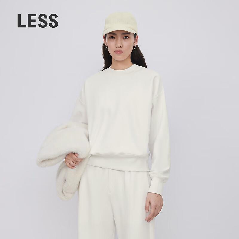 

LESS 2024 Spring Pullover Knitted Sweatshirt S