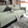 Simplized Solid Teddy Chenille Sofa Cover For Living Room Non-Slip Sofa Cushion Cover Four Seasons Universal Couch Protector