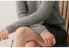 Women's Color Block Cashmere Sweater – 100% Pure 7 Gauge Single Ply, Soft, Skin-Friendly Pullover with Round Neck.