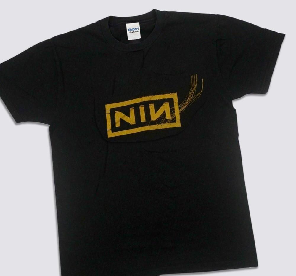 NINE INCH NAILS винтажная футболка NIN CONCERT TOUR LIVE WITH TEETH 2006 S-2XL Унисекс L