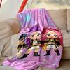 [1pc Kpop Demon Hunters Blanket] All-Season Blanket - Cozy Blanket for Sofa Couch Home Decoration, Digital Printed Nap Blanket