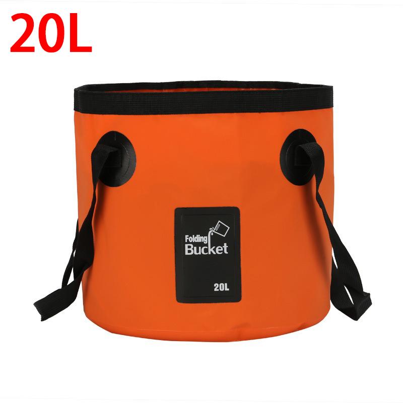 12L 20L Portable Folding Bucket for Outdoor Travel, Foldable Water Bucket Portable Car Wash Bucket For Camping Travel JTQJT01