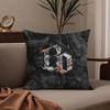 Rock B-Bohse o-Onkelz Pillow Case Anti-dustmite Pillowcase Invisible Zipper Silky Short Plush Sofa Cushion Cover