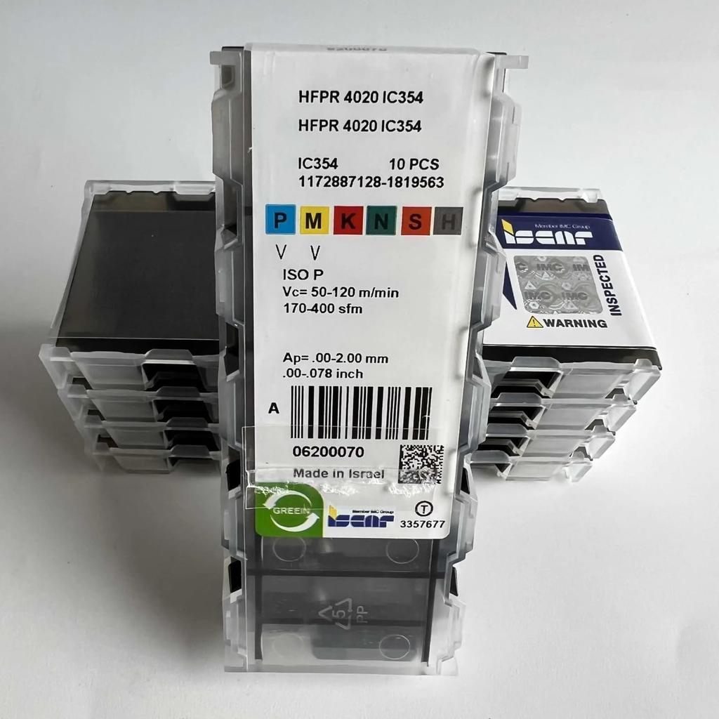 ISCAR / HFPR4020 IC354 /Industrial indexable Carbide Inserts 10 PCS