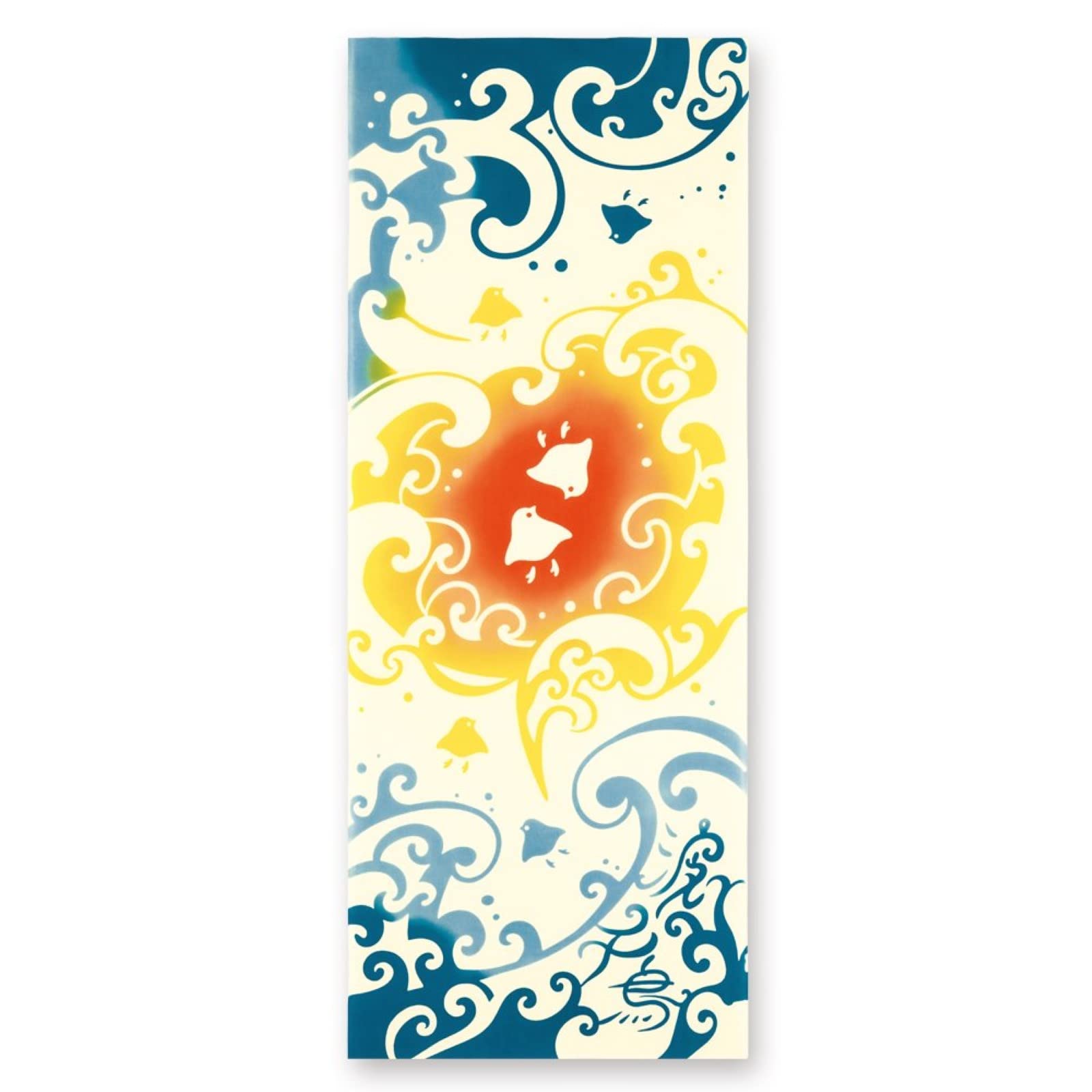 

Miyamoto Towel Miyamoto Kenema Hand Large Wave Plover 35cm x 50203 (Miyamoto-towel) Co., Ltd. Towel, Chū-dyed Tenugui, Pattern, Approx. 90cm,