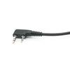 Upgrades 2 Pin To 5 Pin Coil Cord Cable Two Way Radio Cable Plastic Retractable Coil Cable for Various Radios Earphone