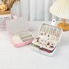 Compact Travel Jewelry Organizer: Earring & Necklace Storage Box