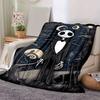 1pc The Nightmare Before Christmas Printing Blanket - Soft, All-Season Throw for Living Room, Bedroom,Personalized Gift with Adorable Cartoon Design