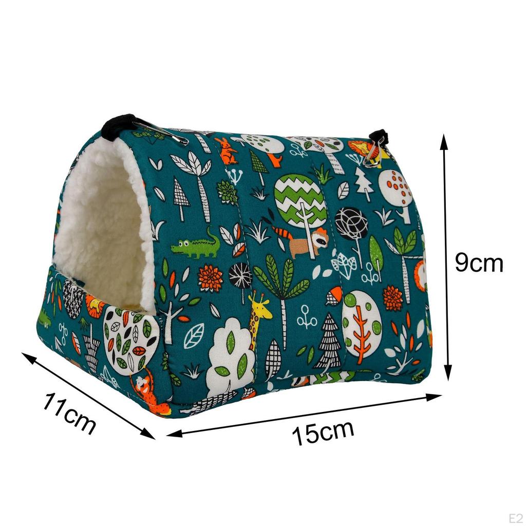 Cozy Hamster Hammock Bed for Small Pets - Comfy Hideout Mice, Rats, and More