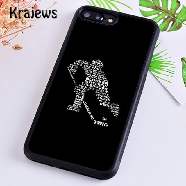 

Krajews Любовь Клюшка Хоккея Цитаты Чехол для Телефона Обложка Для iPhone 17 Air 16 15 14 plus 11 12 13 pro max coque Чехол Fundas iPhone 13